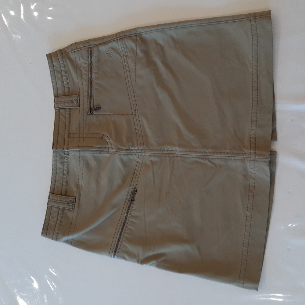 EUC Athleta Skirt Dark Khaki Sz 4